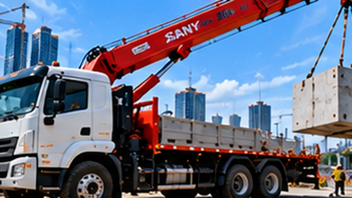 Ilustrasi panduan Biaya Rental Truck Crane di Surabaya: Faktor yang Menentukan Anggaran