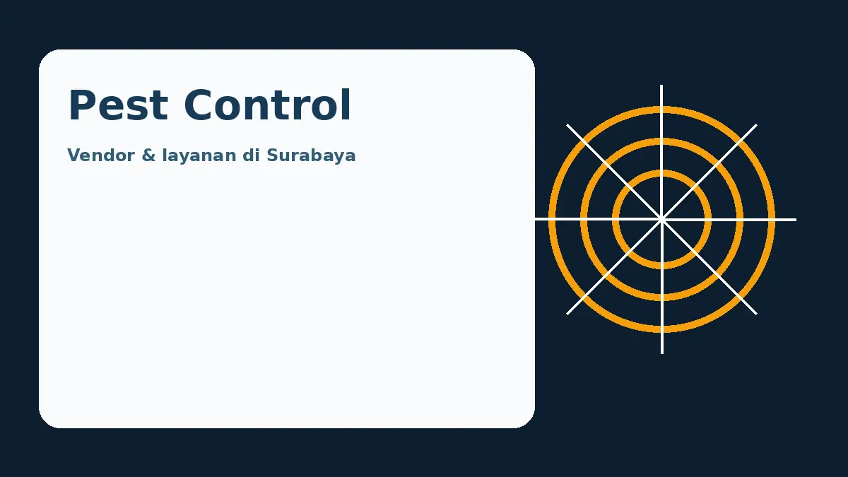 Ilustrasi layanan Pest Control di Surabaya
